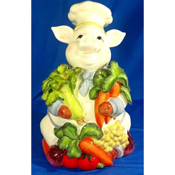 Spring Collection Other - Beautiful Large French Country Pig Chef Cook Sculpture Statue Farmhouse Decor
